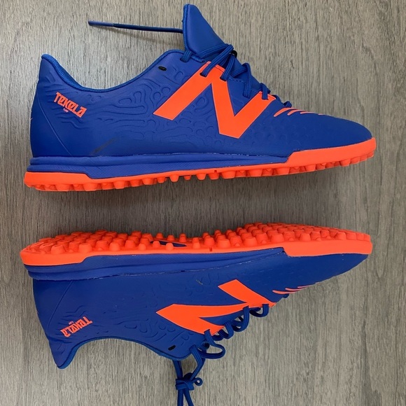 New Balance Tekela V3 Magique TF Size 4 Soccer Cleats Cobalt/Team Roya - Picture 5 of 14